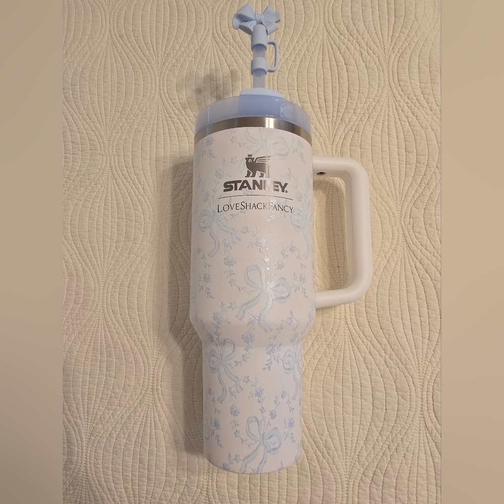 NIB Stanley X Love Shack Fancy Coquette Bow H20 Quencher Tumbler